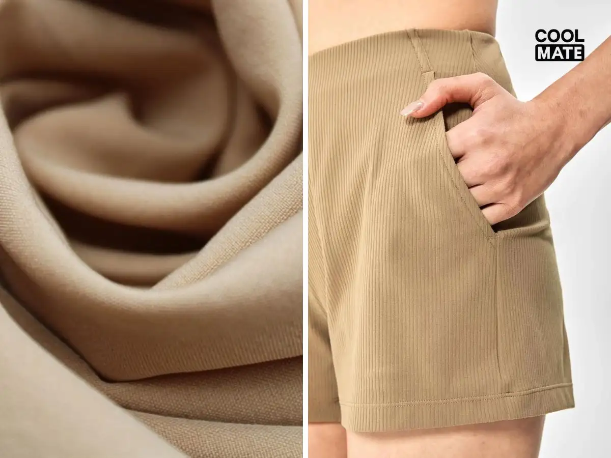 Spandex mang lại khả năng co giãn 4 chiều tuyệt vời cho quần short