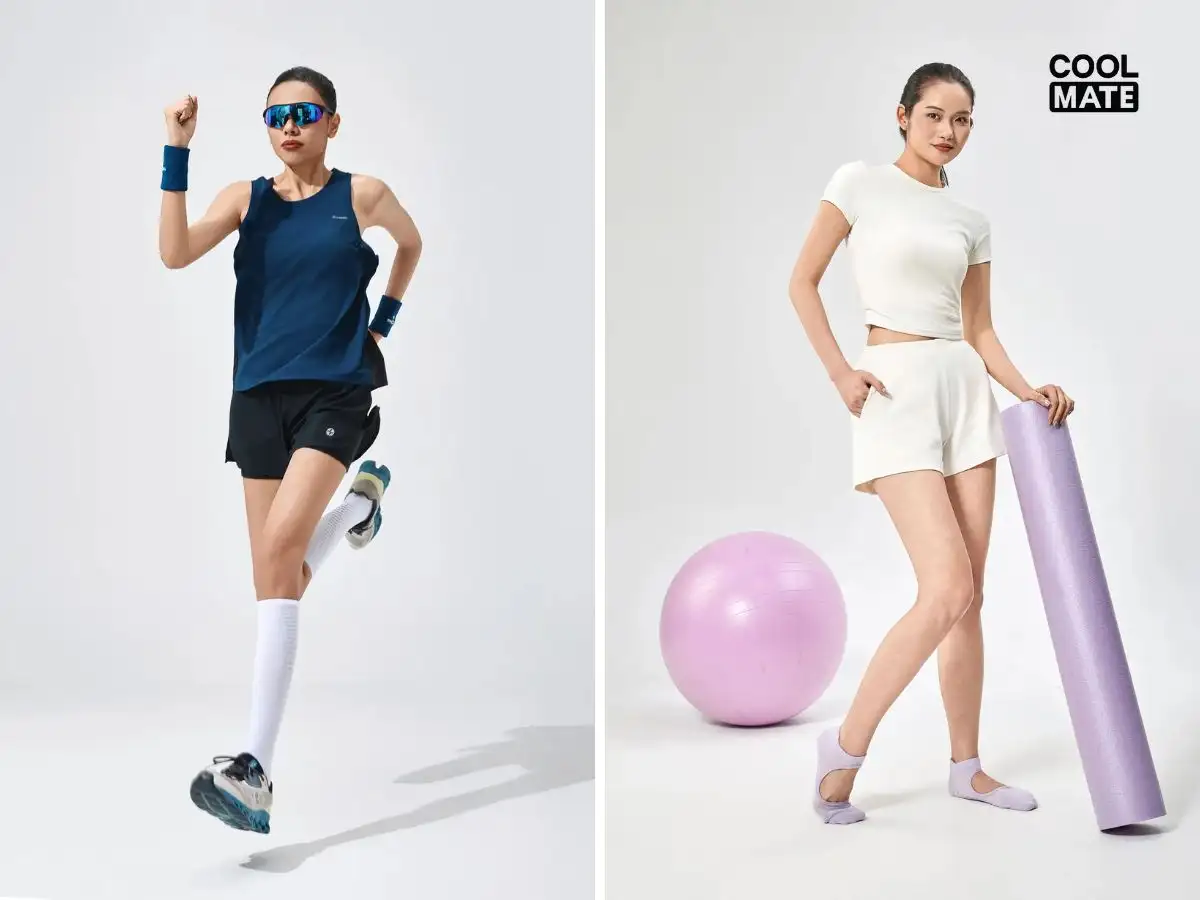 Coolmate mang đến đa dạng dòng quần short thể thao nữ, mỗi loại đều được tối ưu về chất liệu, công nghệ 