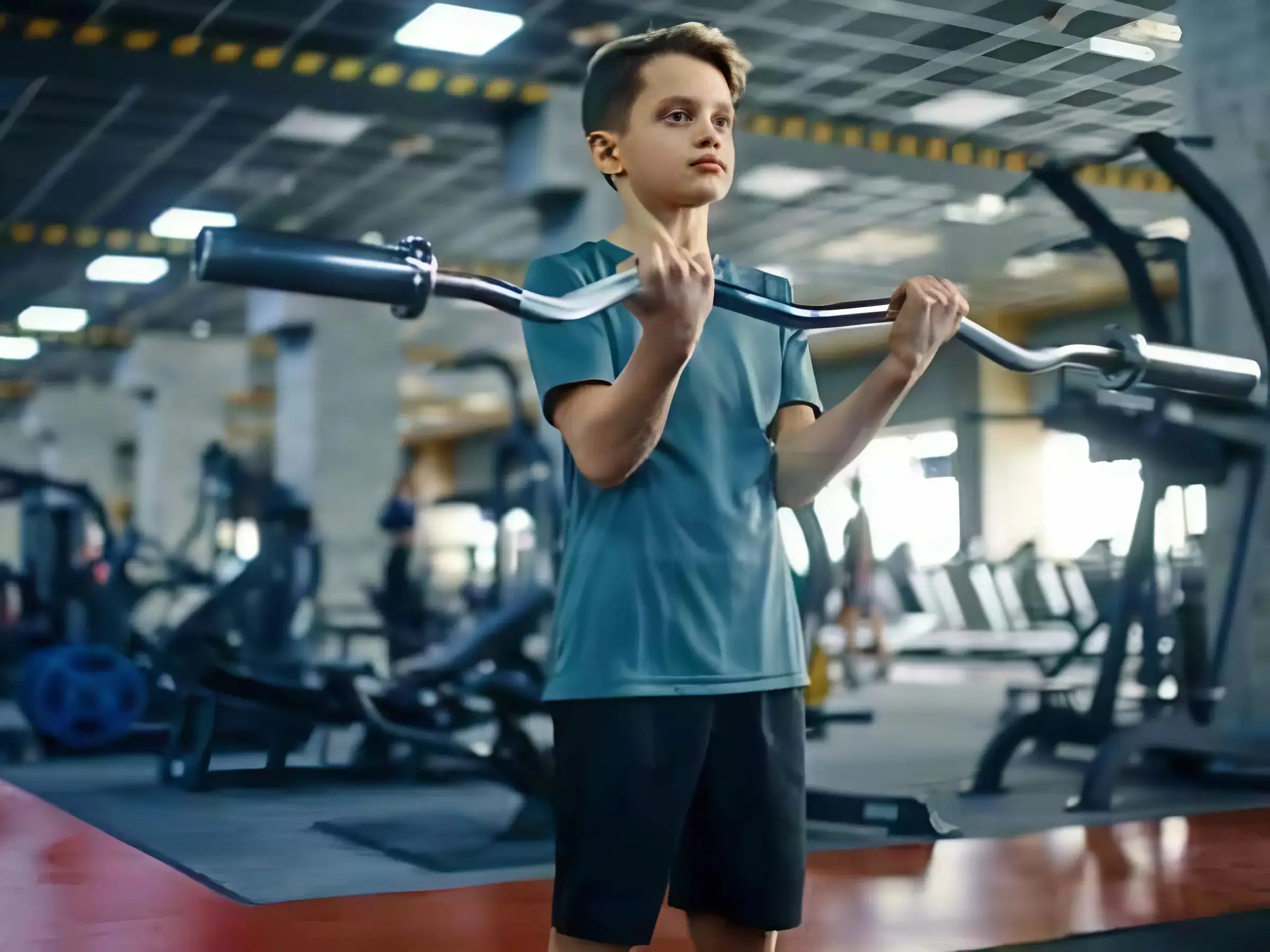 Trẻ 14 tuổi, 15 tuổi có thể bắt đầu làm quen với các bài tập gym cơ bản