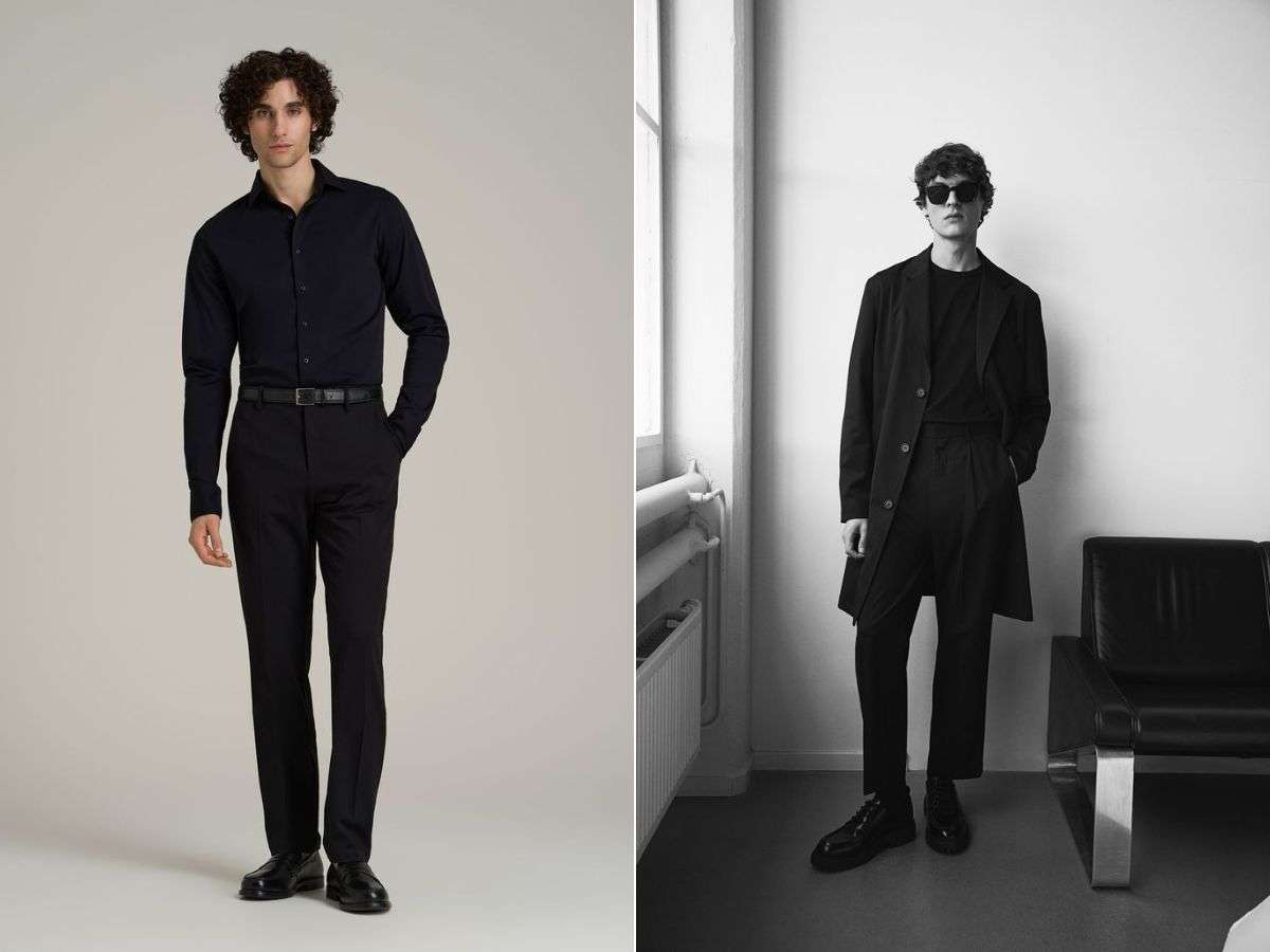 Luôn ưu tiên sự vừa vặn khi mặc phong cách all black