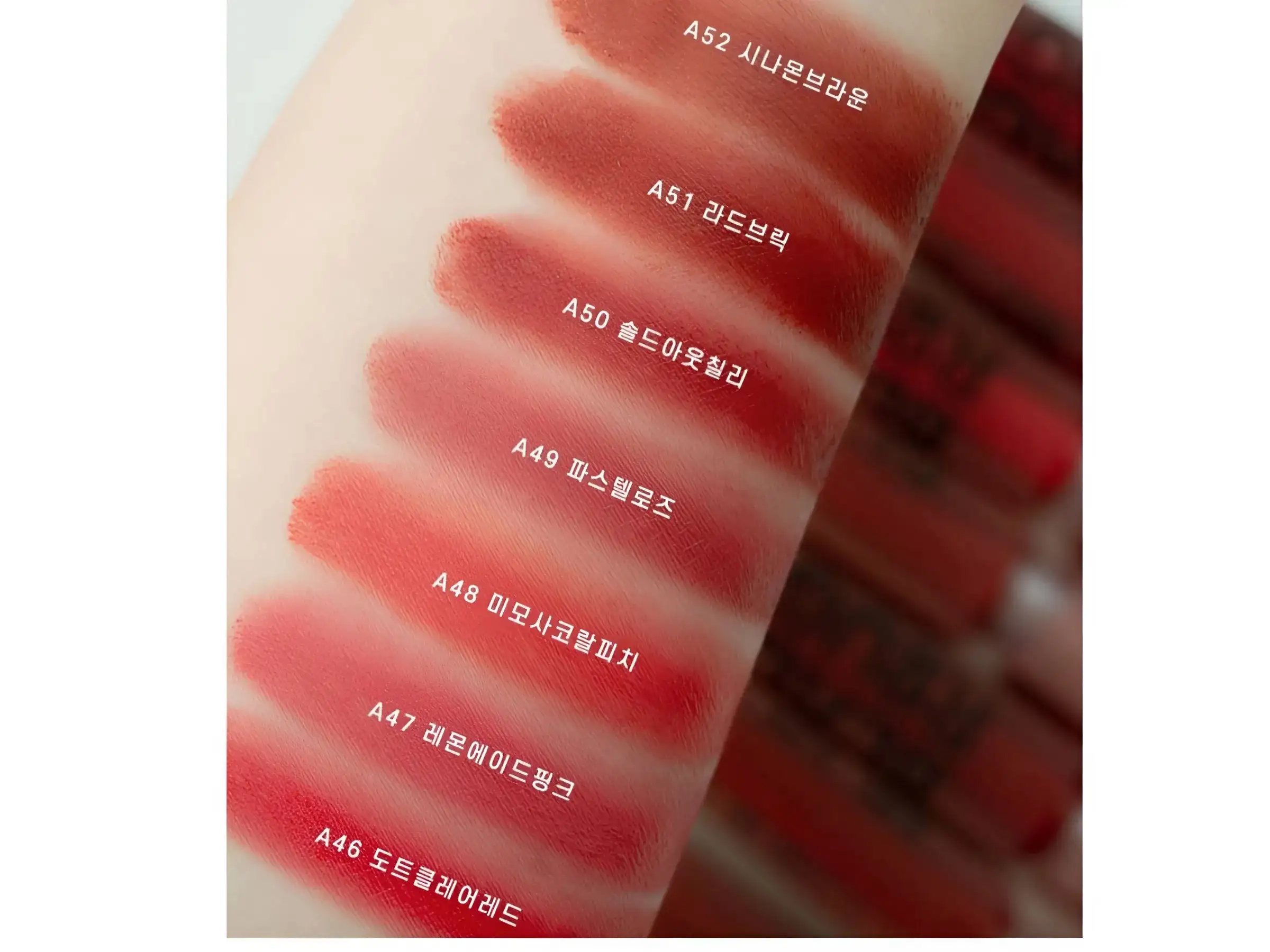 Bảng màu son Black Rouge Air Fit Velvet Tint Ver 9 