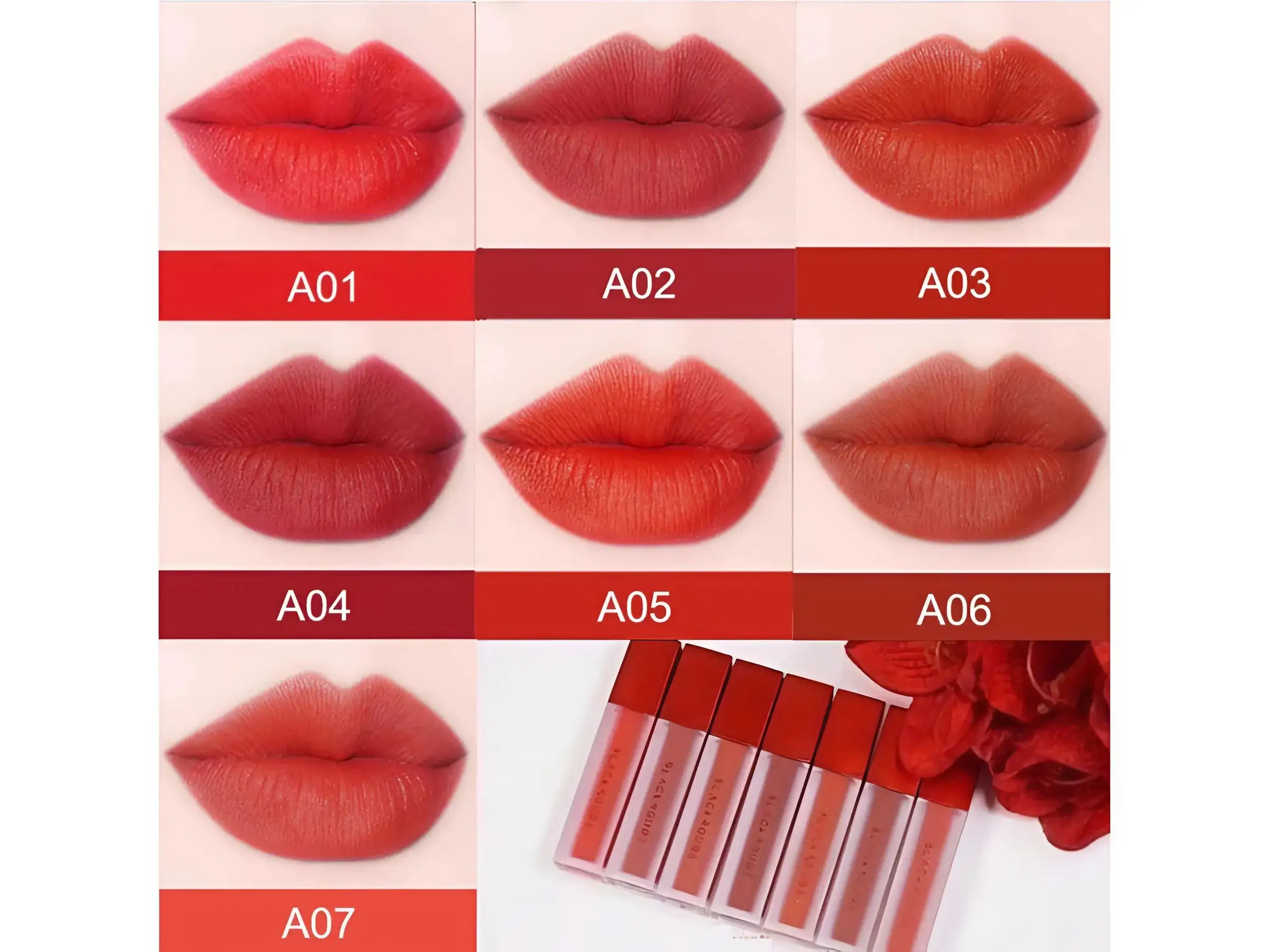 Bảng màu son Black Rouge Air Fit Velvet Tint Ver 1 