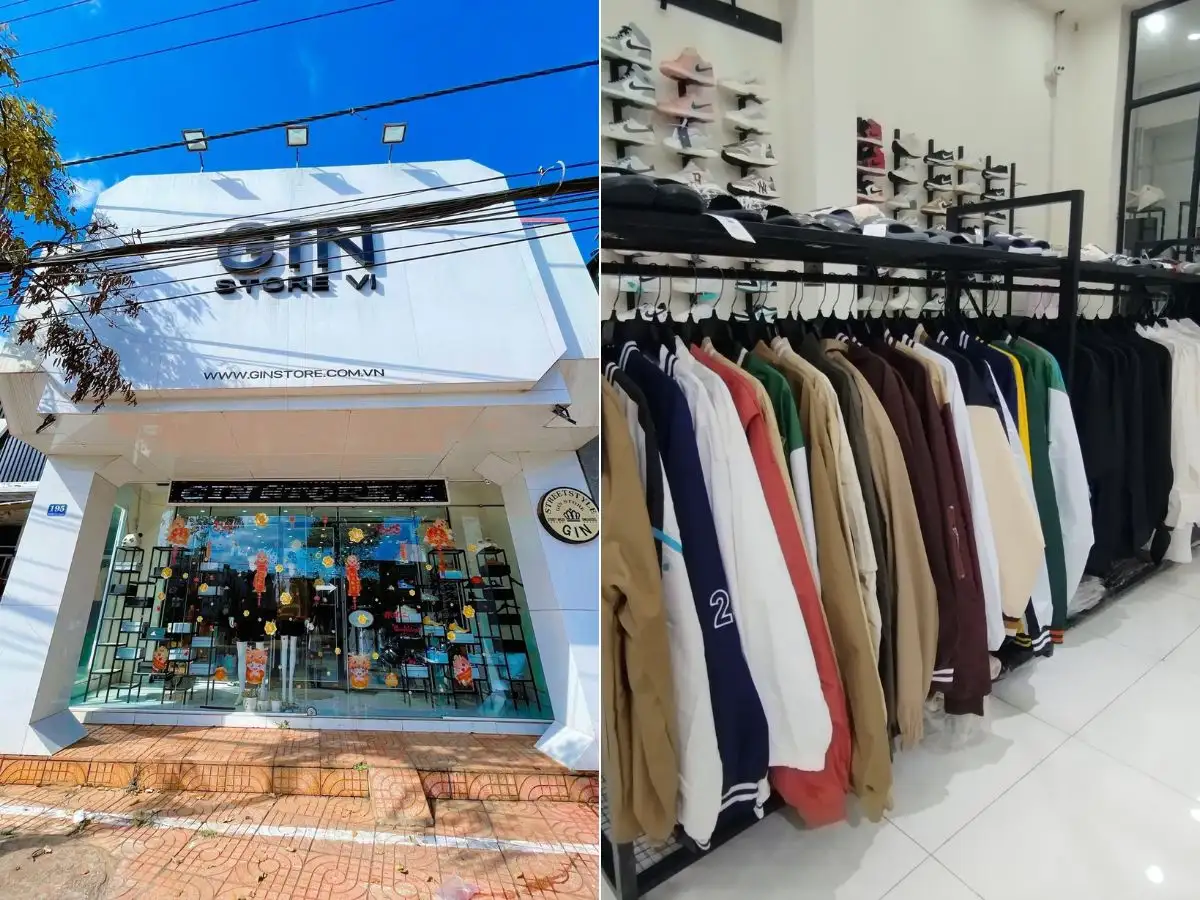 Gin Store tập trung vào các mặt hàng thời trang nam theo phong cách trẻ trung