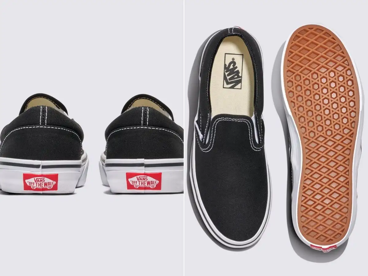 Giày slip on chất lượng có độ hoàn thiện cao, tỉ mỉ trong từng chi tiết
