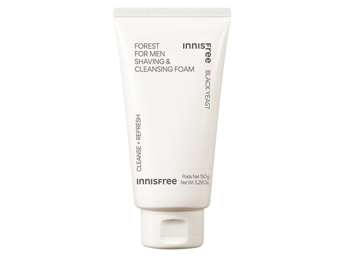 Innisfree Forest For Men Shaving & Cleansing Foam giúp làm sạch da hiệu quả, loại bỏ bụi bẩn