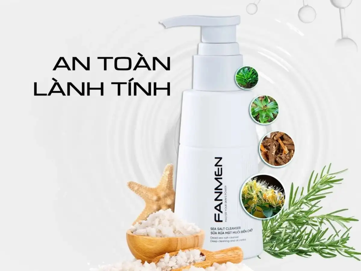 Những thành phần nên có trong sữa rửa mặt nam 