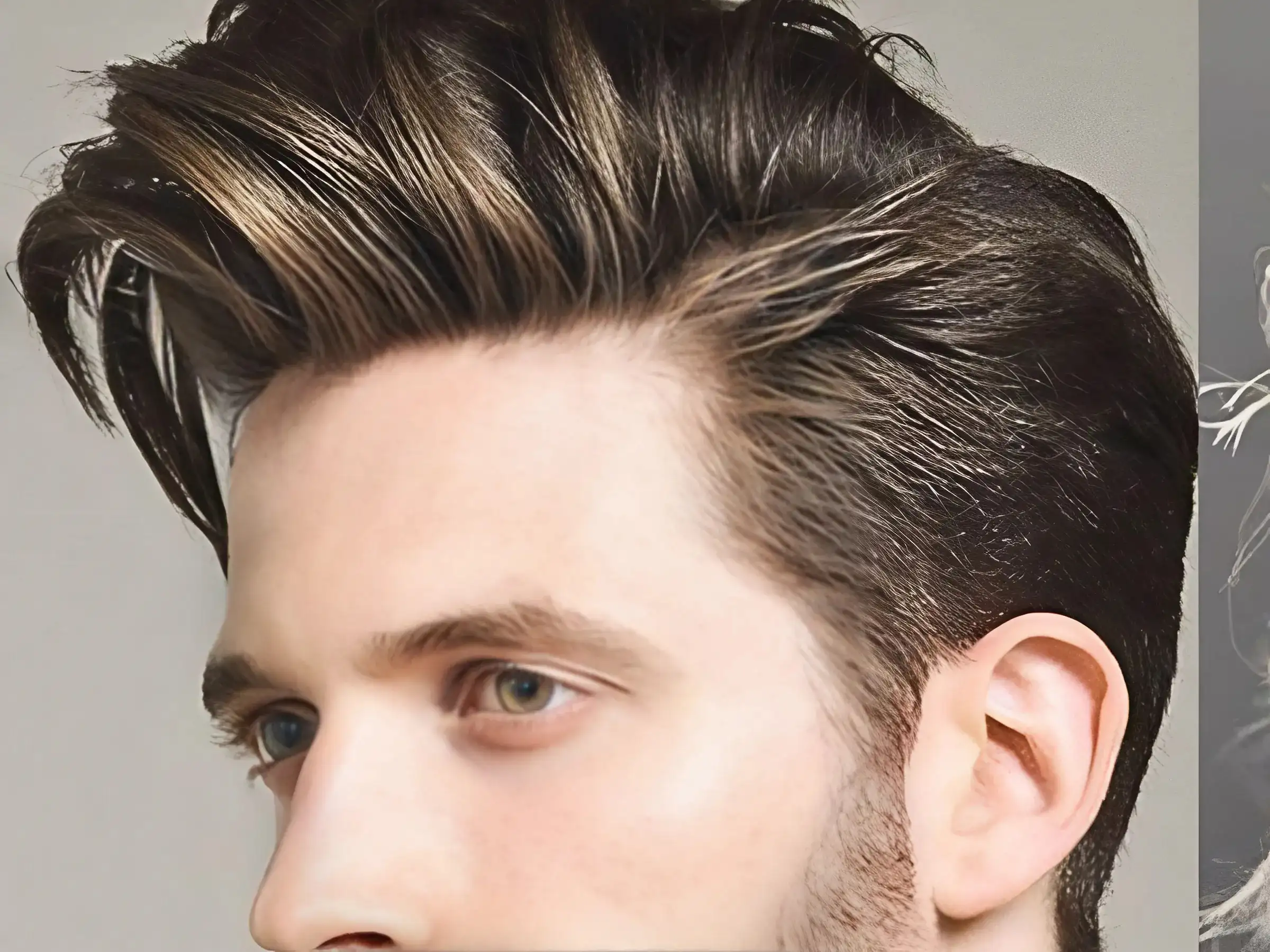 Kiểu tóc Pompadour dài: Lịch lãm, phong độ chuẩn quý ông