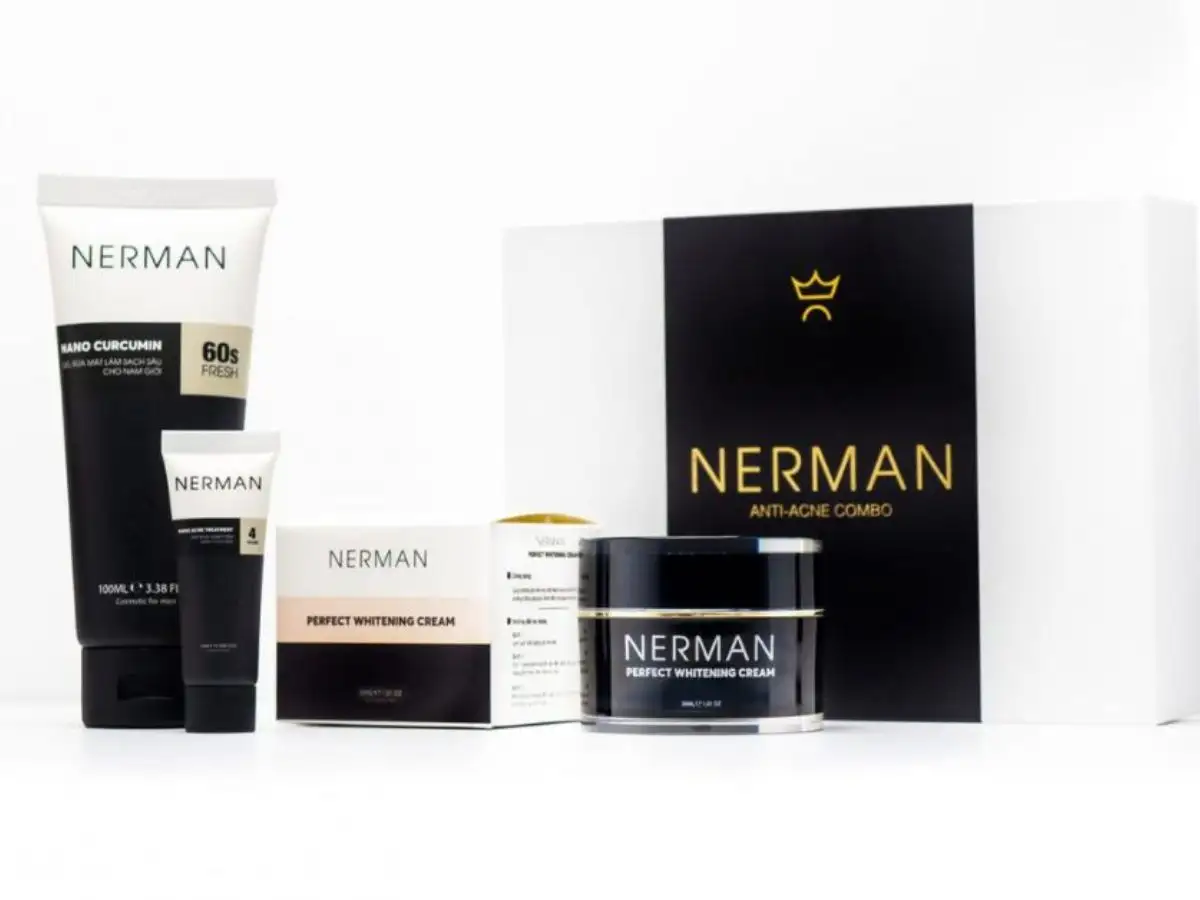 Bộ Combo Trắng Da Cho Nam Nerman Perfect Whitening
