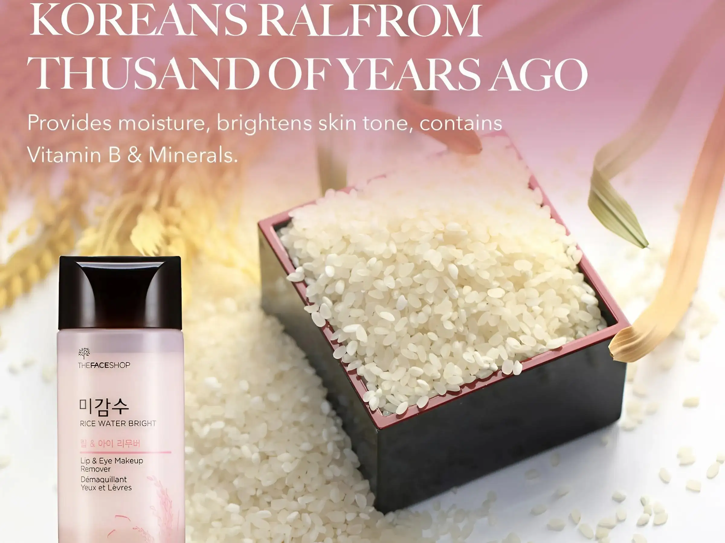 The Face Shop Rice Water Bright Lip & Eye Remover