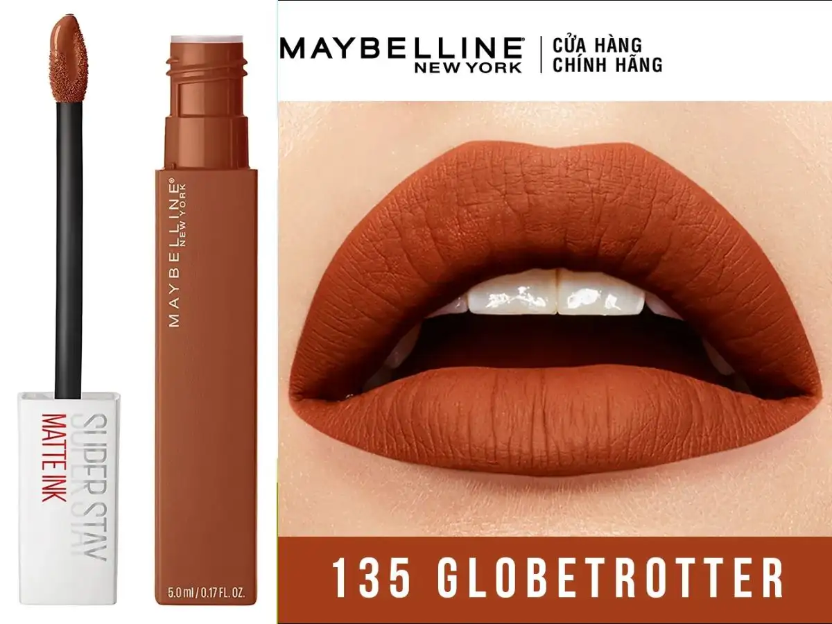 Màu 135 Globetrotter là sắc cam cháy đất thời thượng