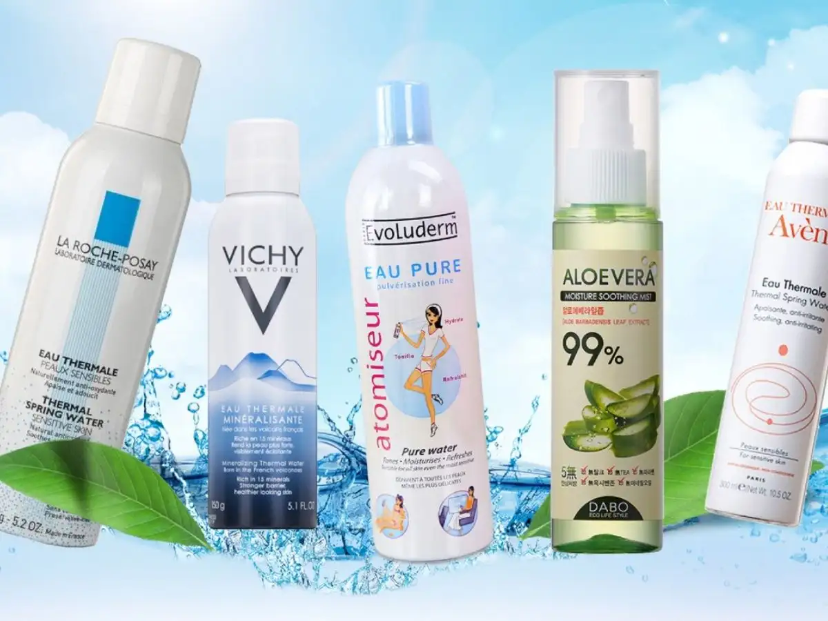 Da thường có thể thoải mái trong việc lựa chọn xịt khoáng