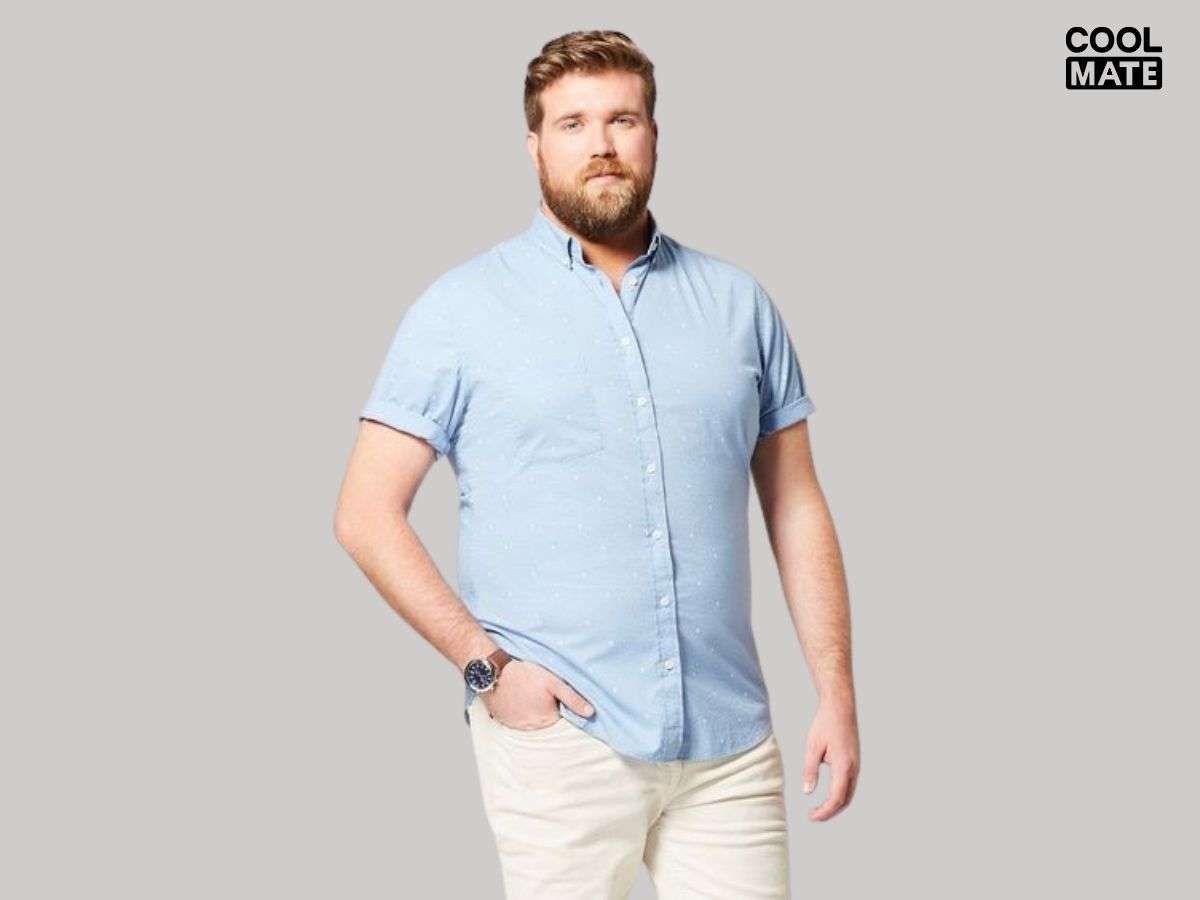 Phong cách lịch lãm với áo sơ mi nam cổ button-down