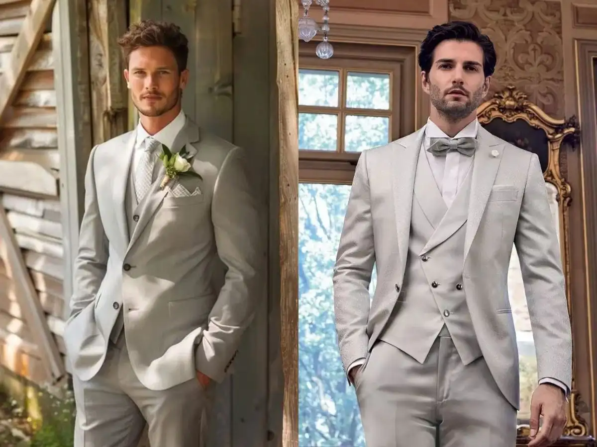 Vest xám dễ phối cùng sơ mi và phụ kiện