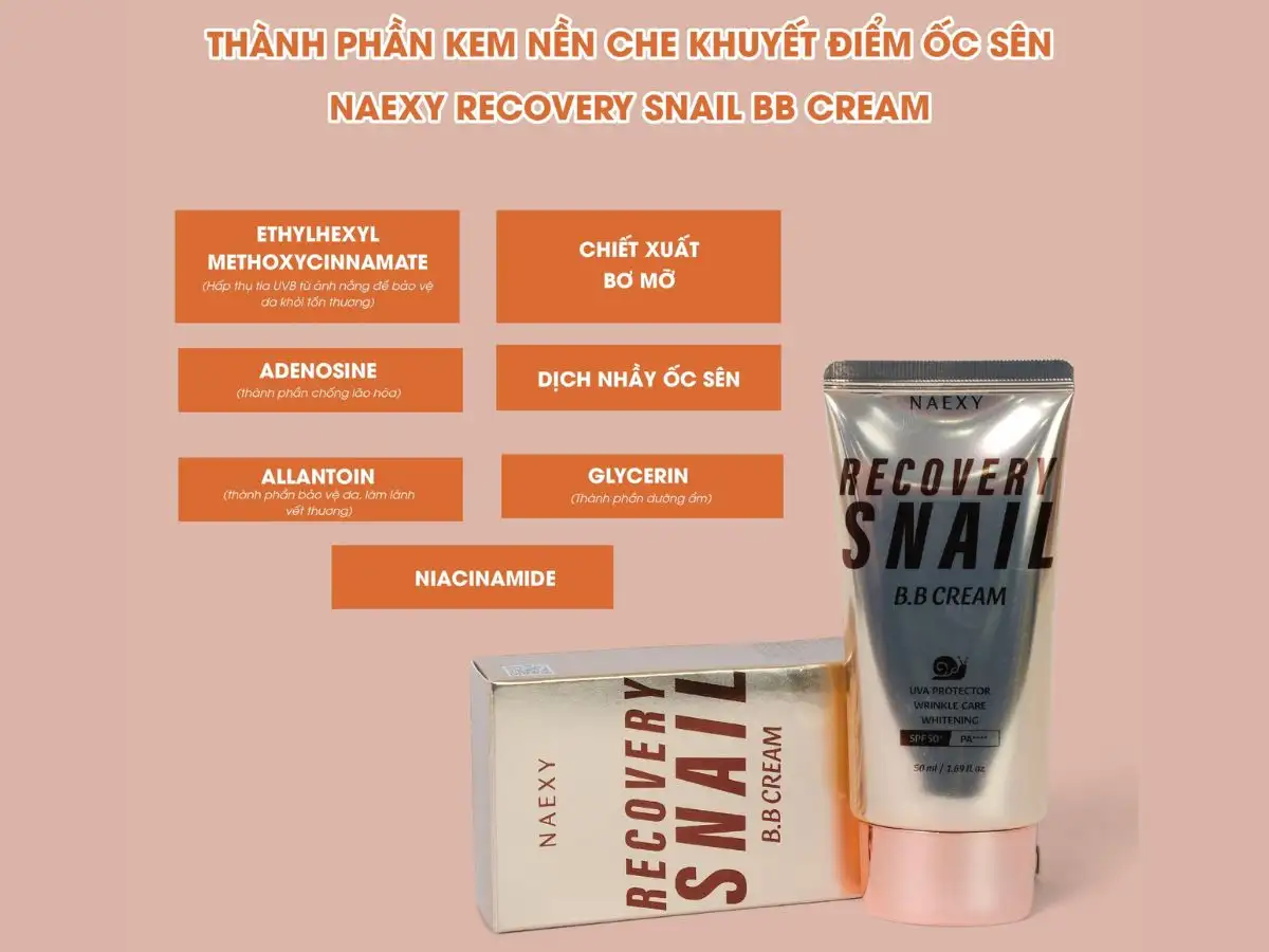 Kem nền dành cho da khô nên chứa thành phần dưỡng ẩm giúp da không bị khô, mốc