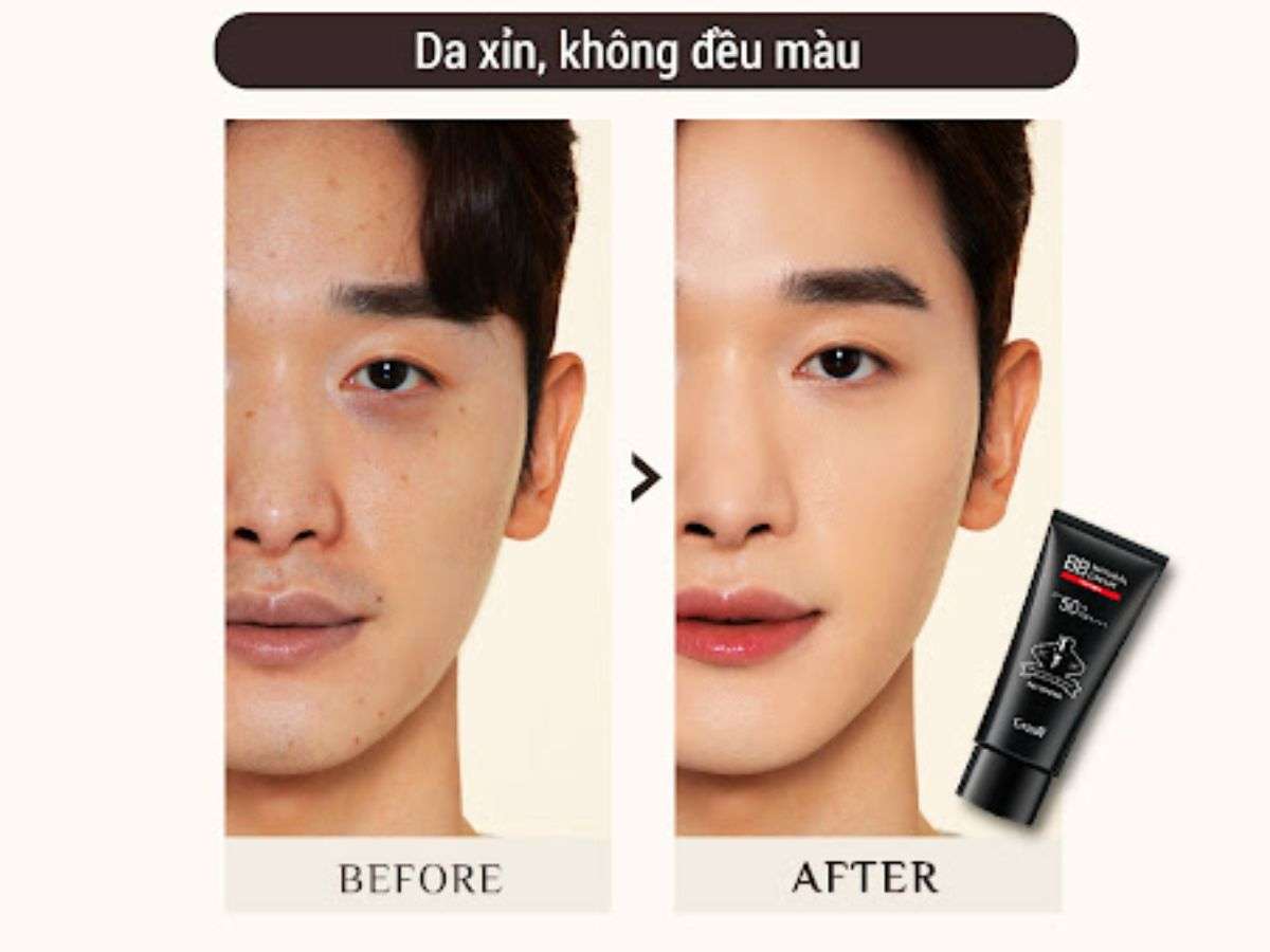 Kem BB Cream phù hợp cho cả nam giới