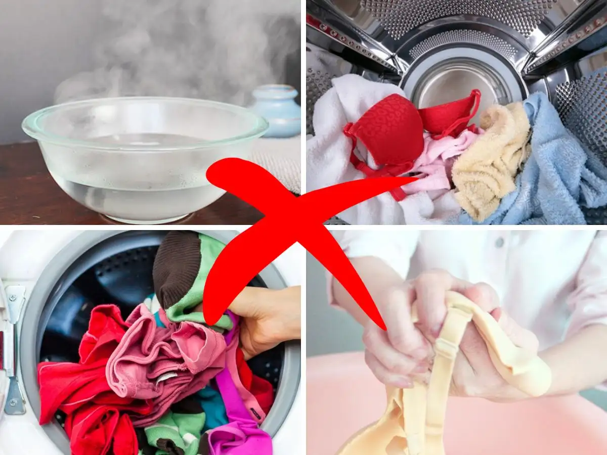 Nên tránh những sai lầm khi giặt áo ngực để áo được giữ form và độ bền tốt nhất