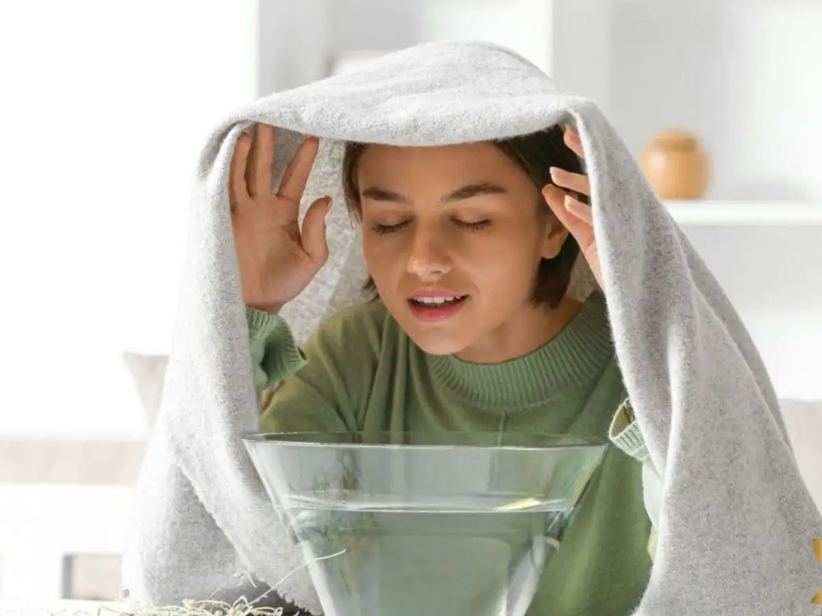 Xông mặt giúp làm sạch sâu và thư giãn