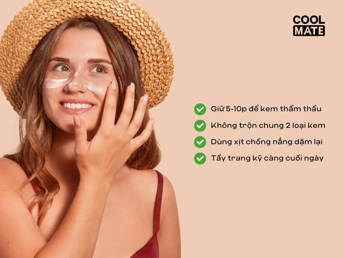 Vài lưu ý khi dùng kem chống nắng trong quá trình makeup