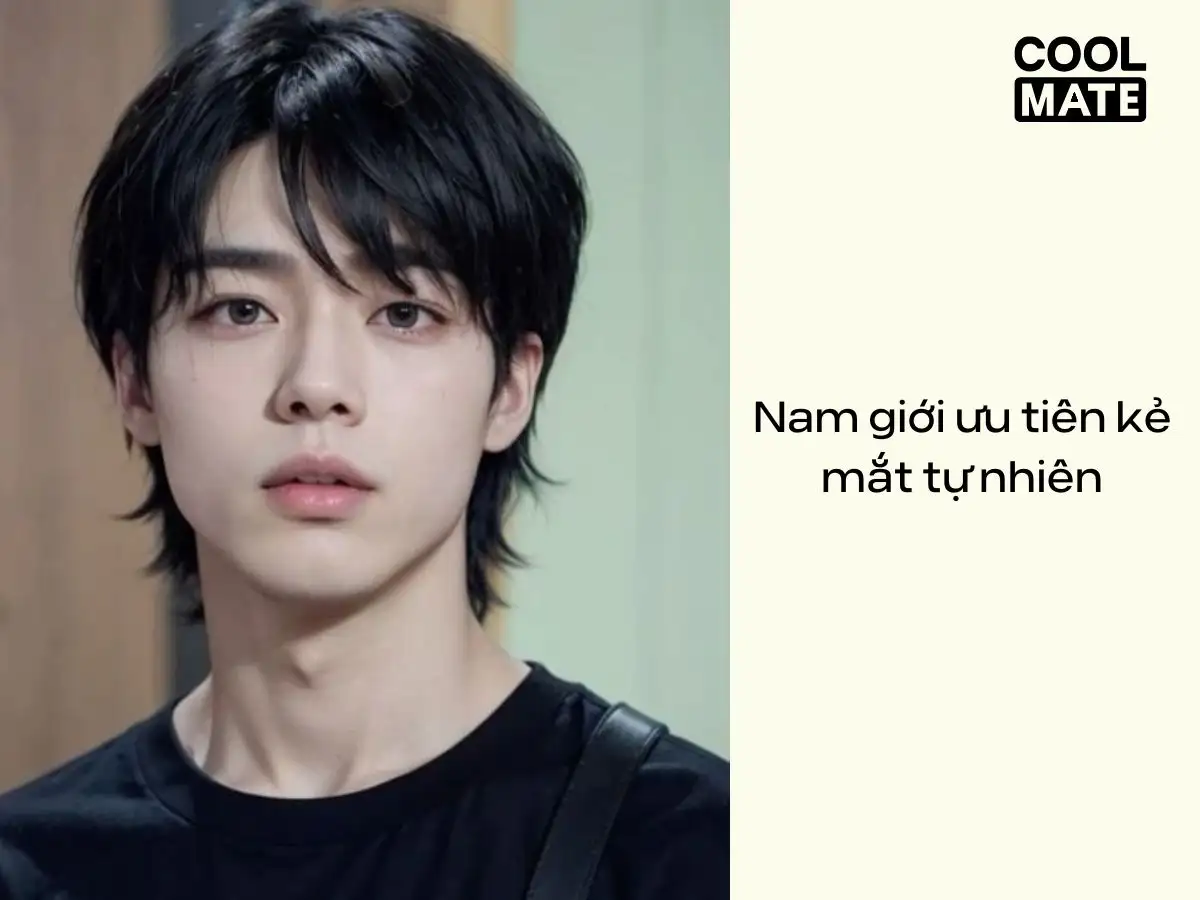 Anh em nên lựa chọn kiểu kẻ mắt tự nhiên