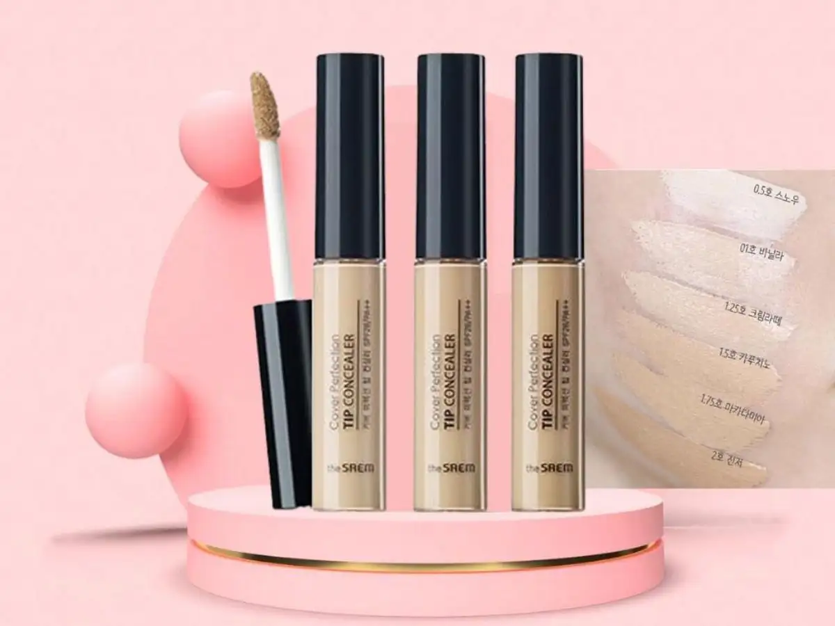 Kem che khuyết điểm The Saem Cover Perfection Tip Concealer 