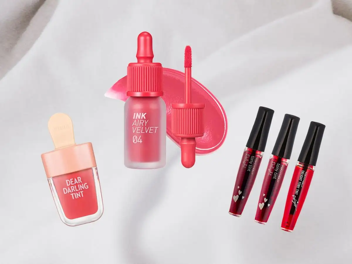 Các kết cấu của son tint rất đa dạng
