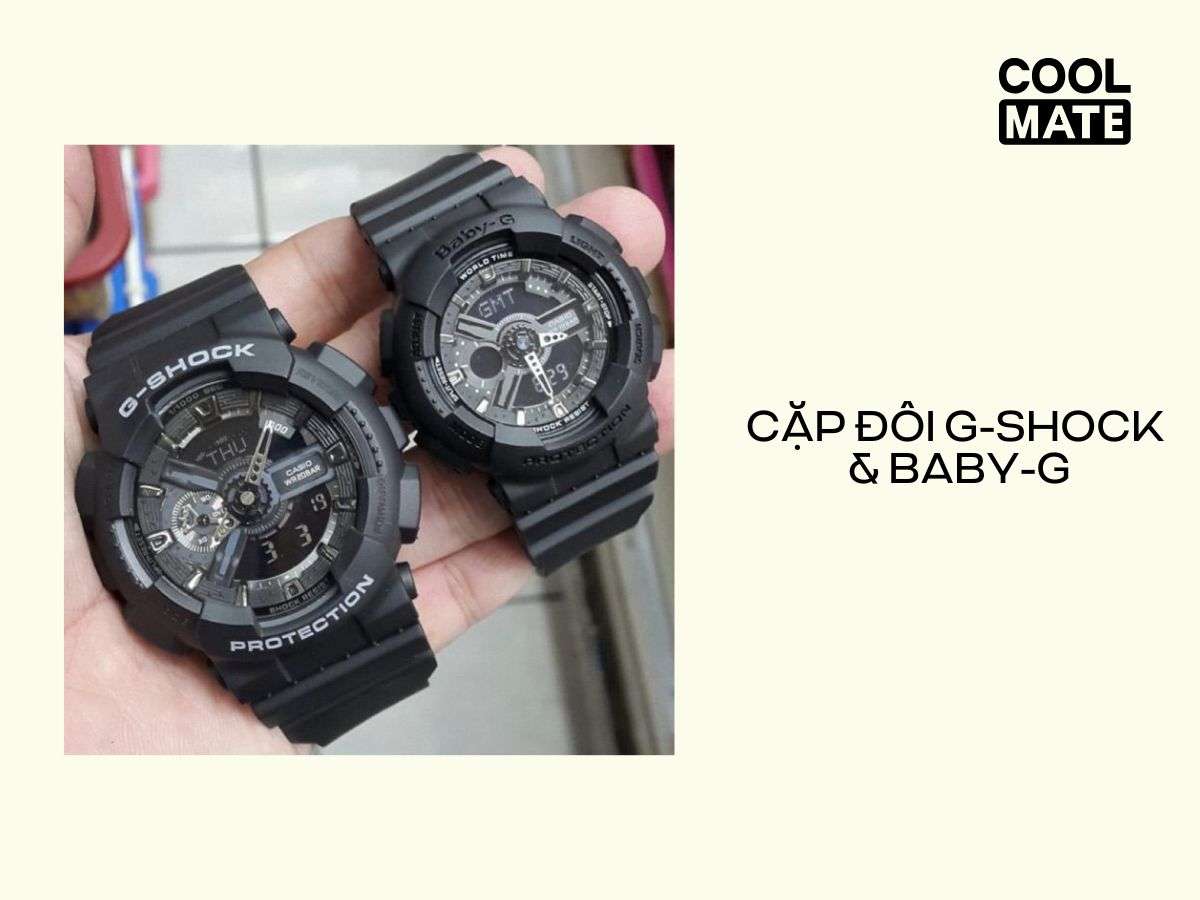 Cặp đôi G-Shock & Baby-G