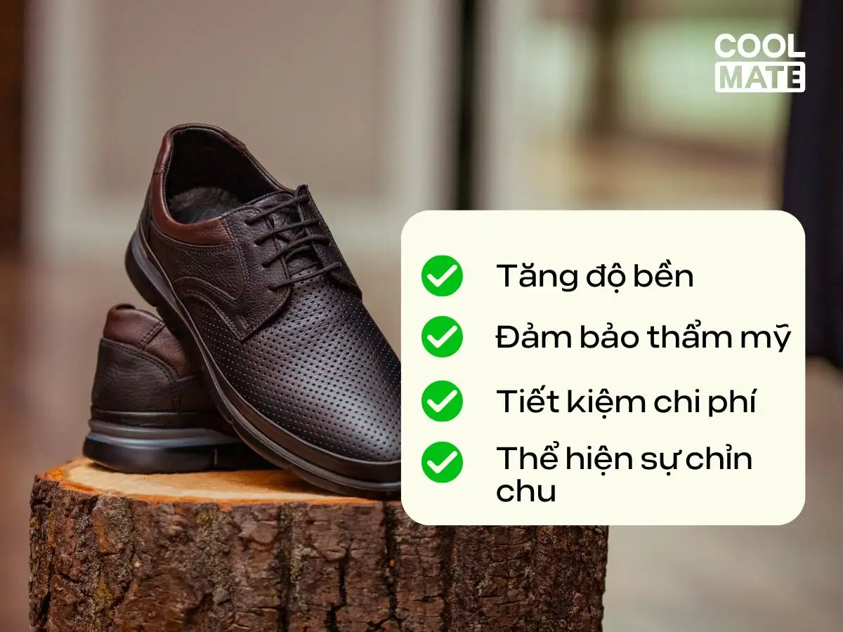 Bảo quản giày da tốt mang đến nhiều lợi ích