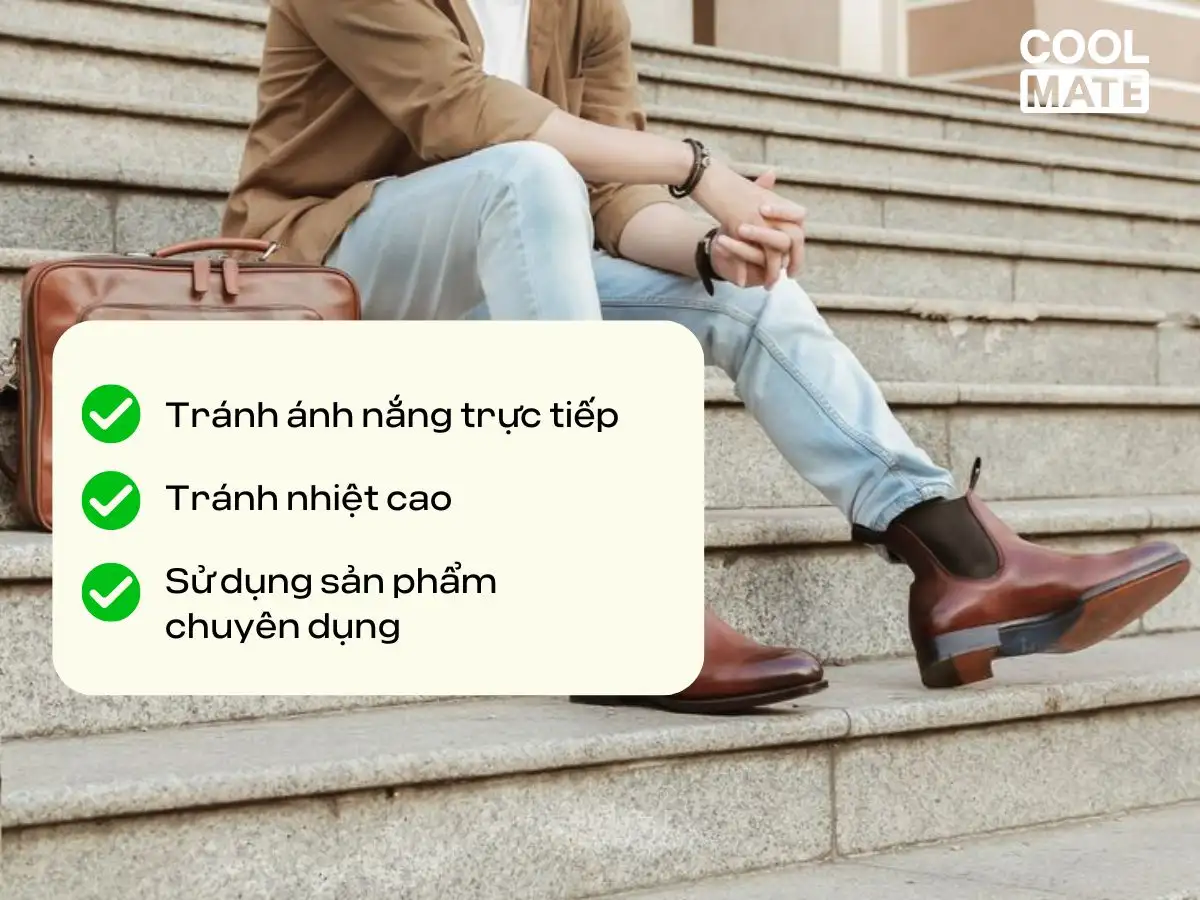 Cách bảo quản giày da tổng hợp