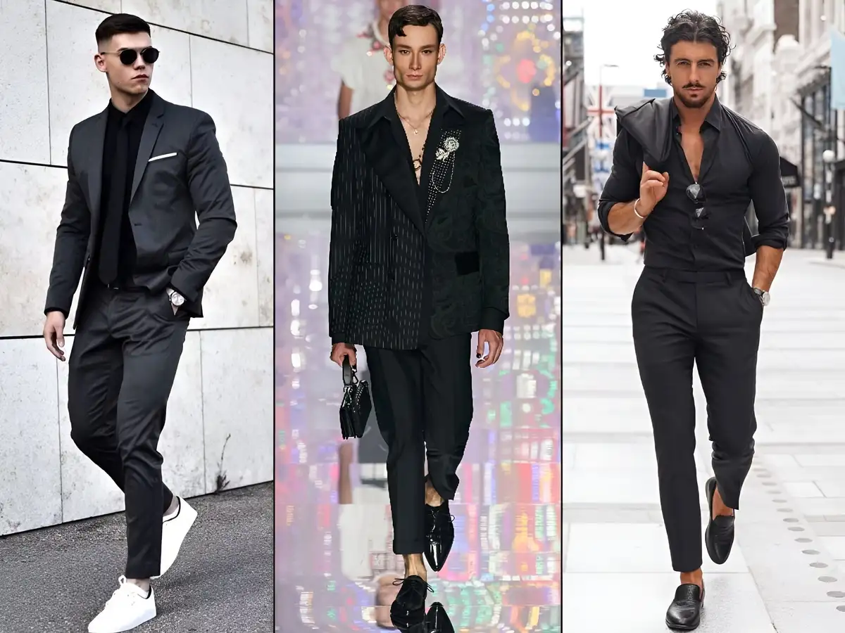 Outfit All Black Lịch lãm công sở