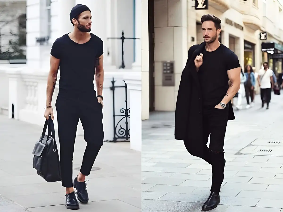Outfit All Black Cá tính