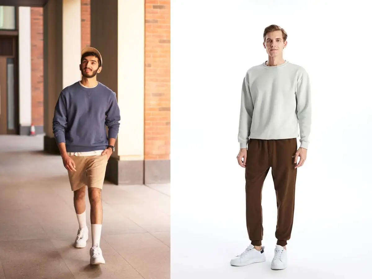 Phối cùng quần short hoặc jogger để có vẻ ngoài trẻ trung