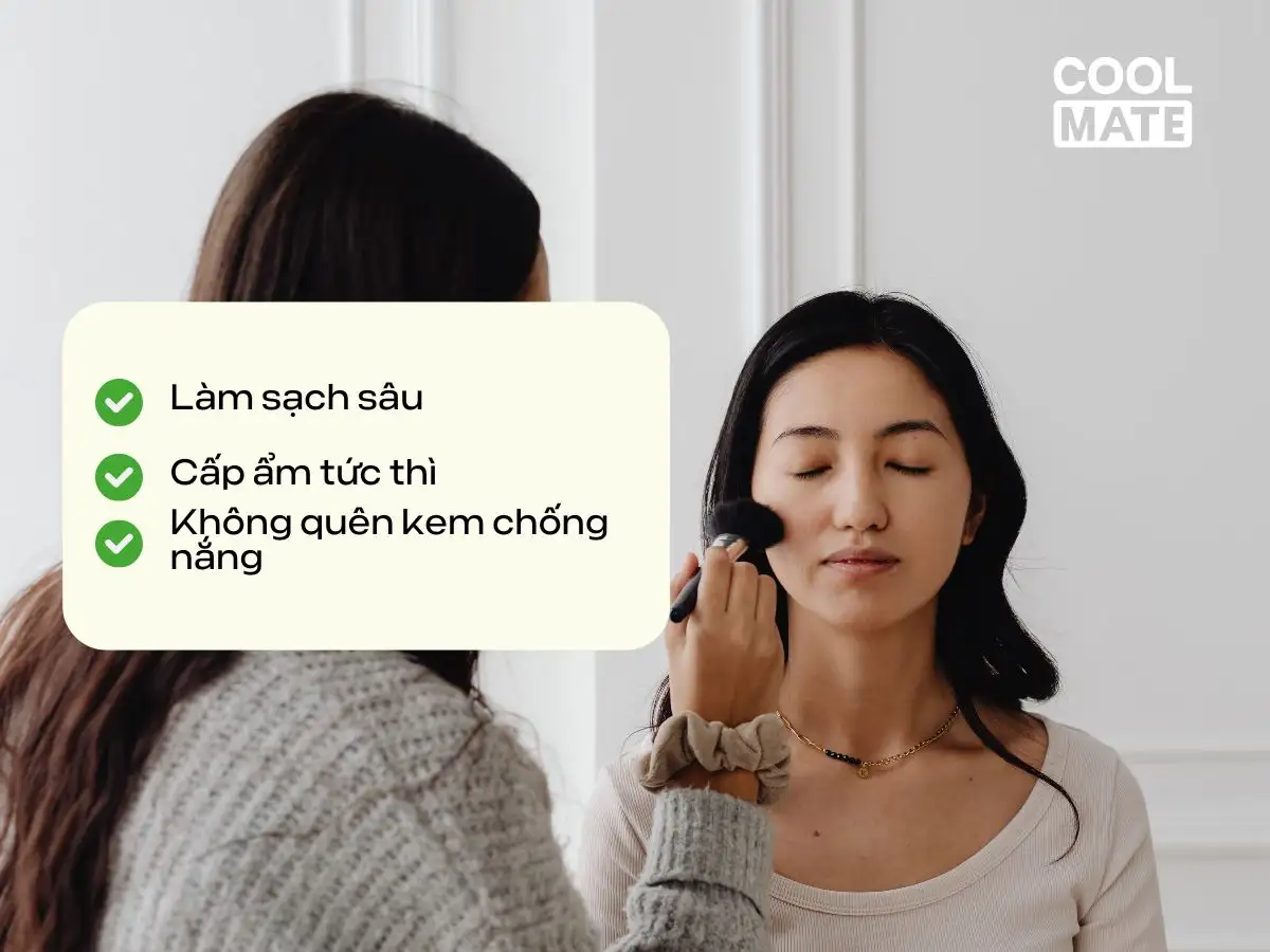 Để làn da thêm rạng rỡ, đừng quên chuẩn bị chỉn chu trước khi makeup