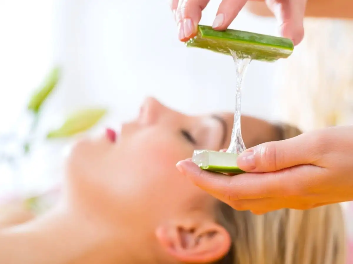 Làm dịu da với mặt nạ nha đam