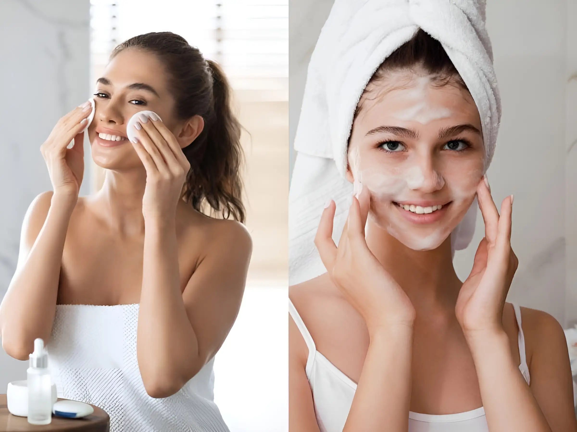 Làm sạch da đúng cách giúp loại bỏ nguyên nhân gây bít tắc lỗ chân lông