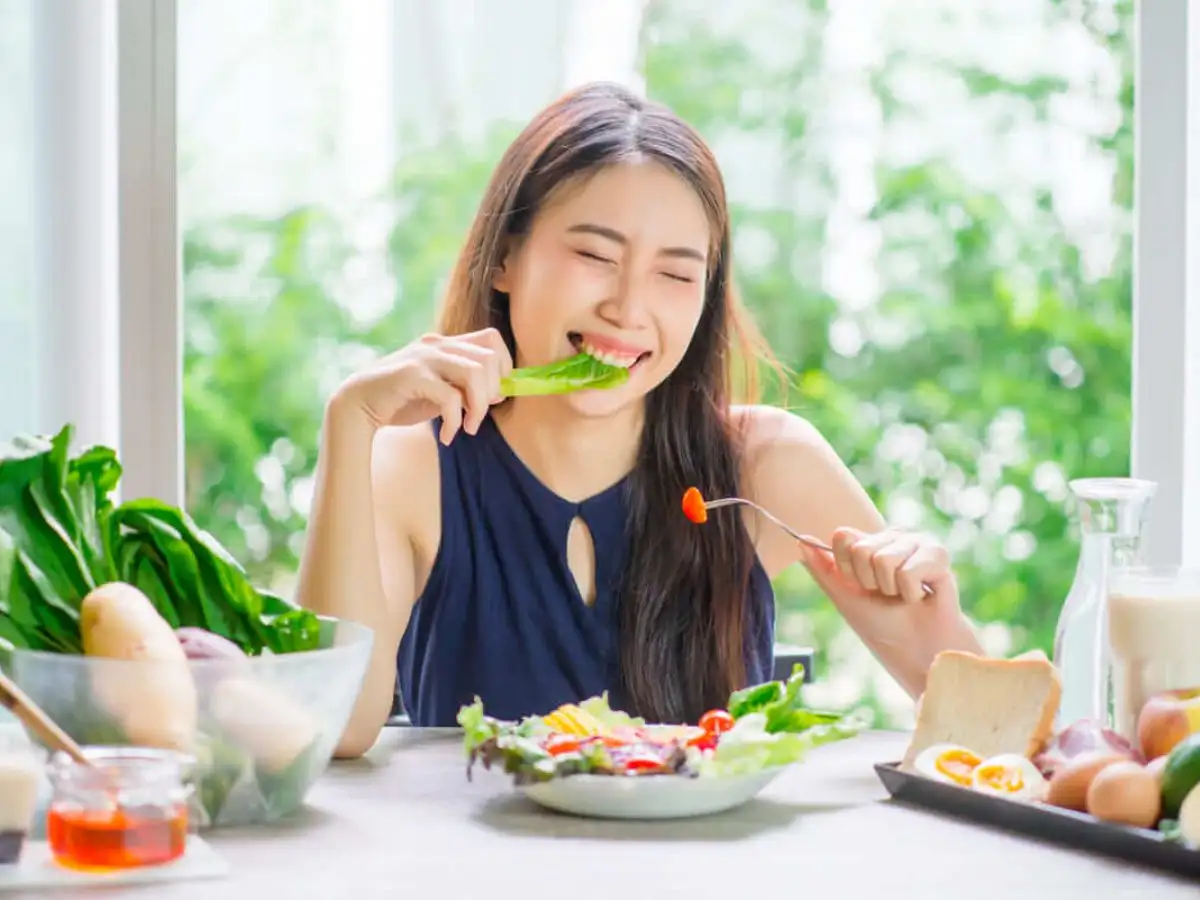 Ăn các loại rau củ nhiều màu sắc