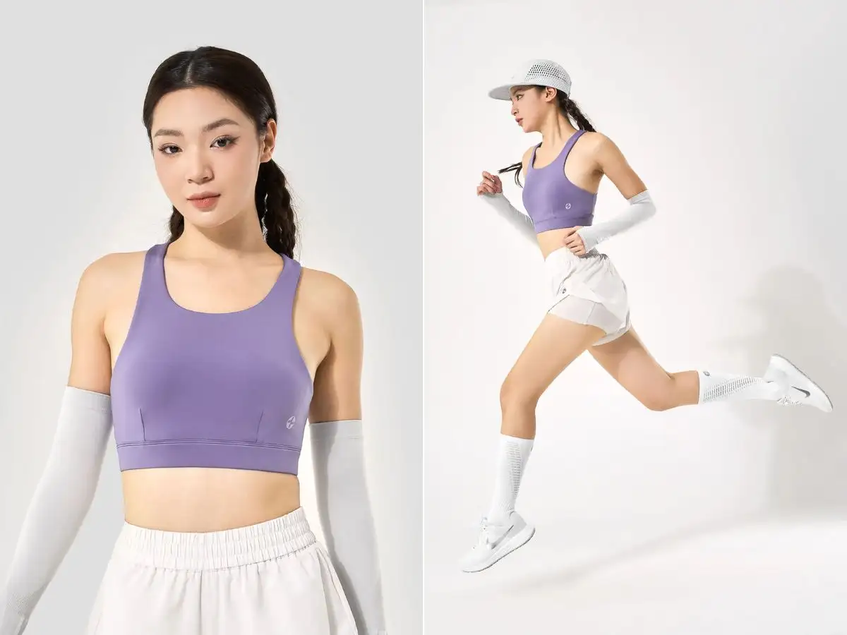 Sử dụng áo ngực thể thao khi chạy bộ