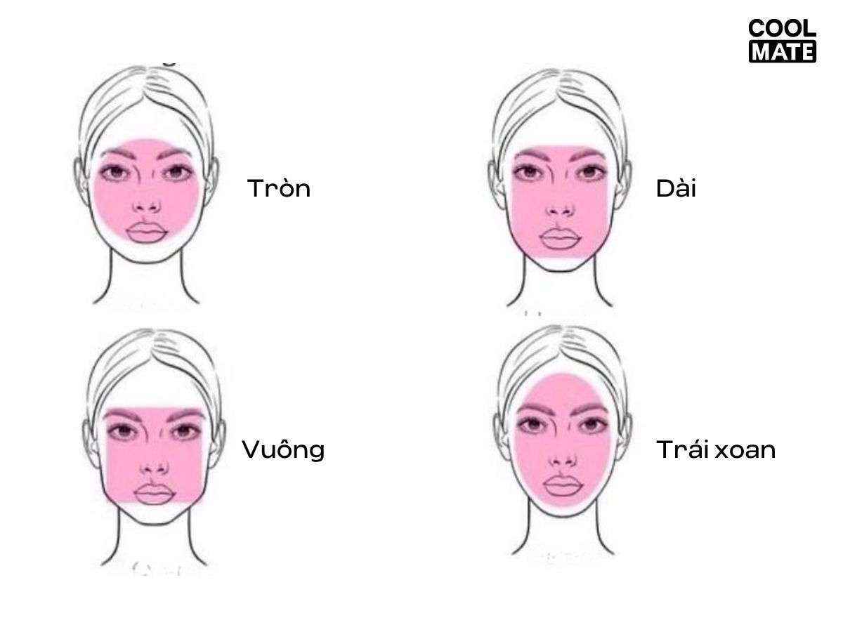 Hướng dẫn cách chọn băng đô cho từng dáng mặt: Tròn, dài, vuông, trái xoan