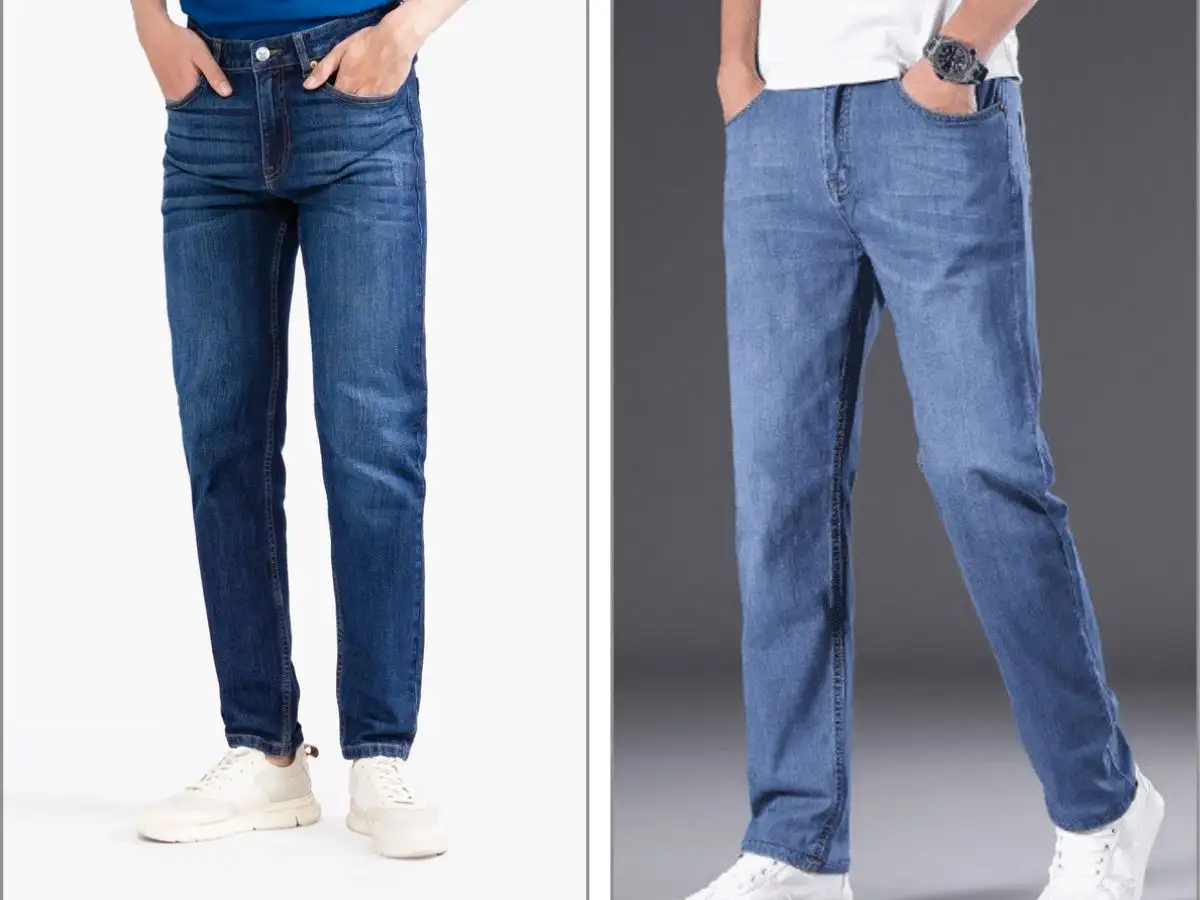Quần Jean Slim fit và Straight fit