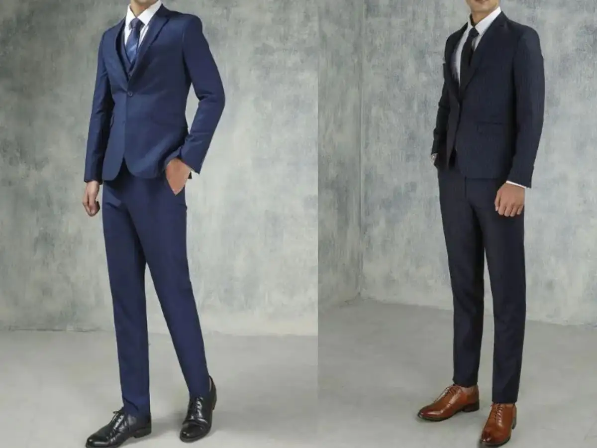 Chọn quần tây và giày đi kèm hợp với bộ vest