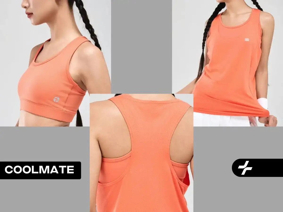 Áo singlet nữ không tay, khoét nách sâu rộng, quai đa dạng, độ dài từ croptop đến tunic