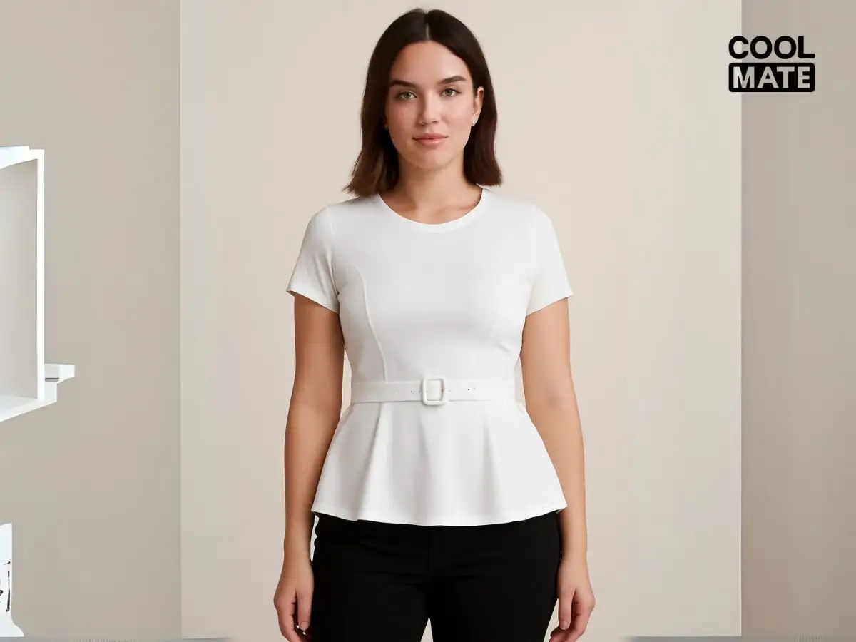 Dáng chữ nhật áo nhấn eo, peplum, croptop, cắt cúp tạo đường cong