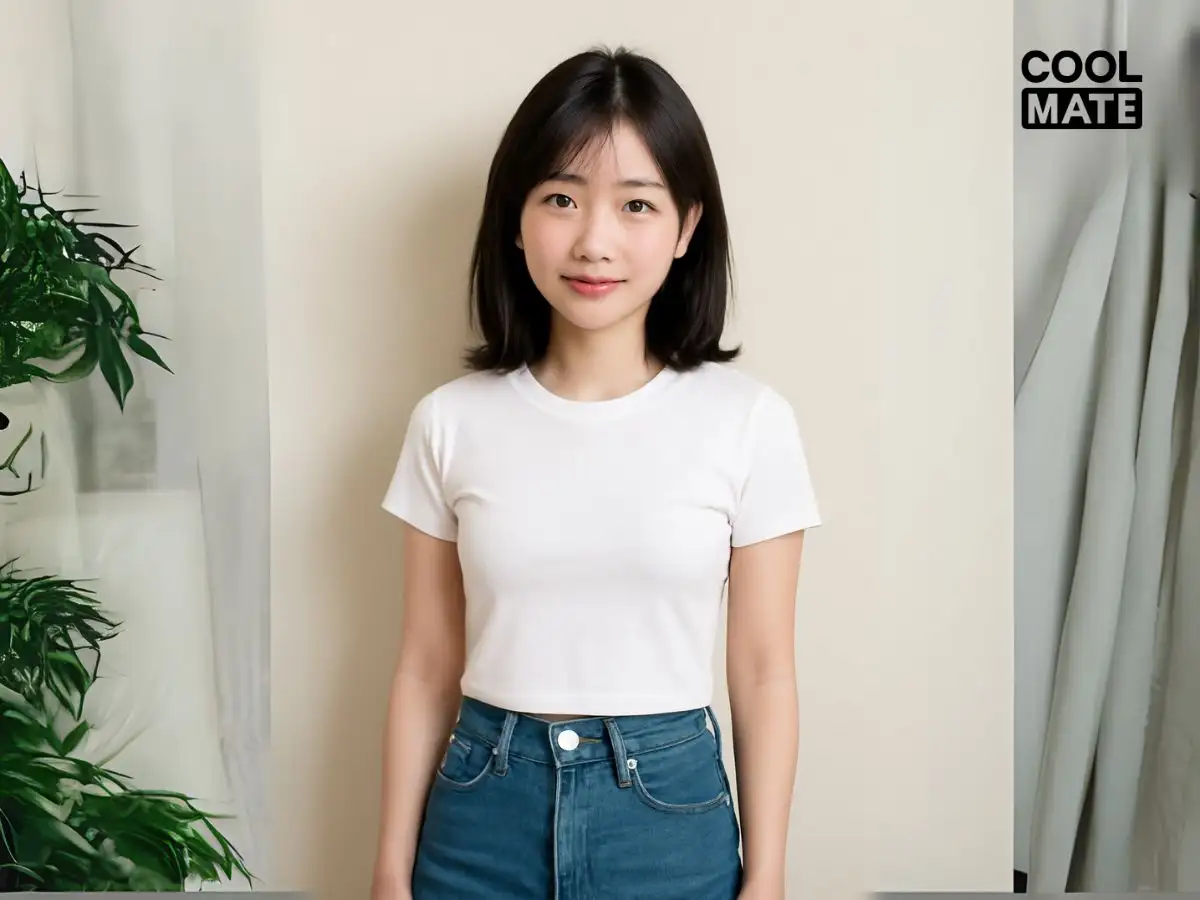 Dáng nhỏ nhắn ưu tiên croptop, form vừa vặn, sơ vin; tránh oversized rộng