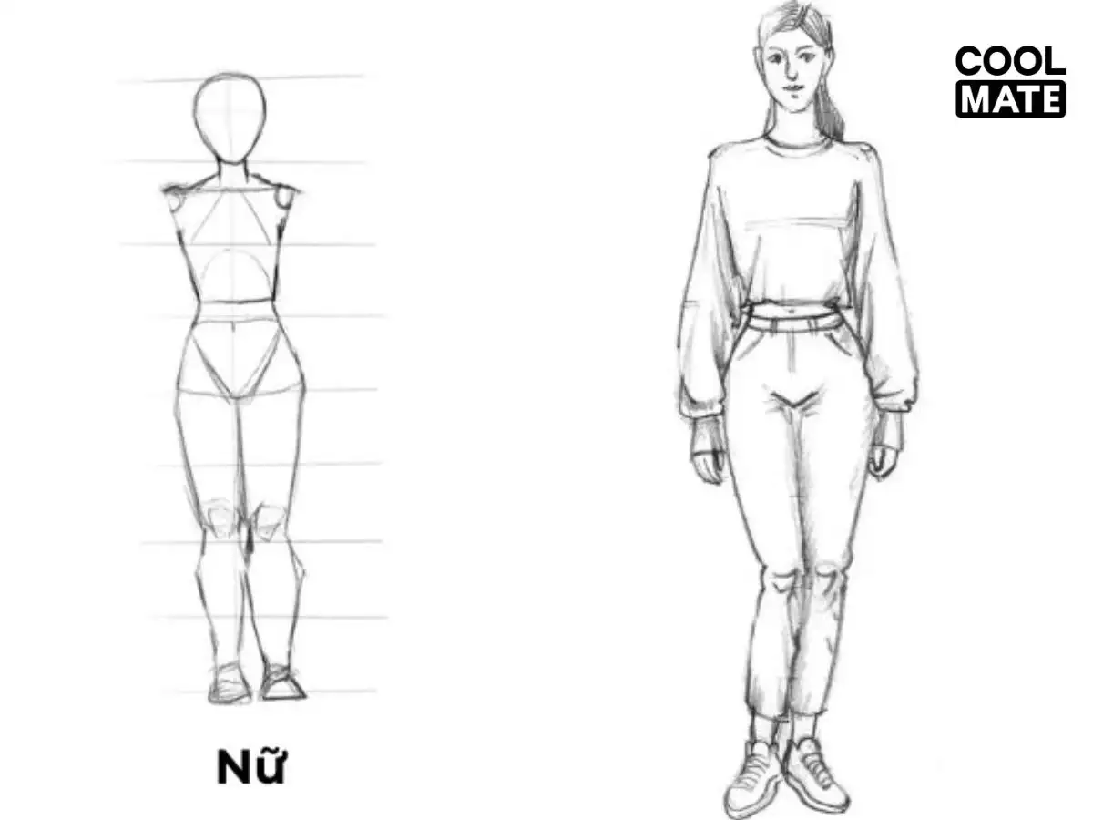 Dáng thấp bé, chọn áo giúp kéo dài chiều cao, tạo cảm giác chân dài
