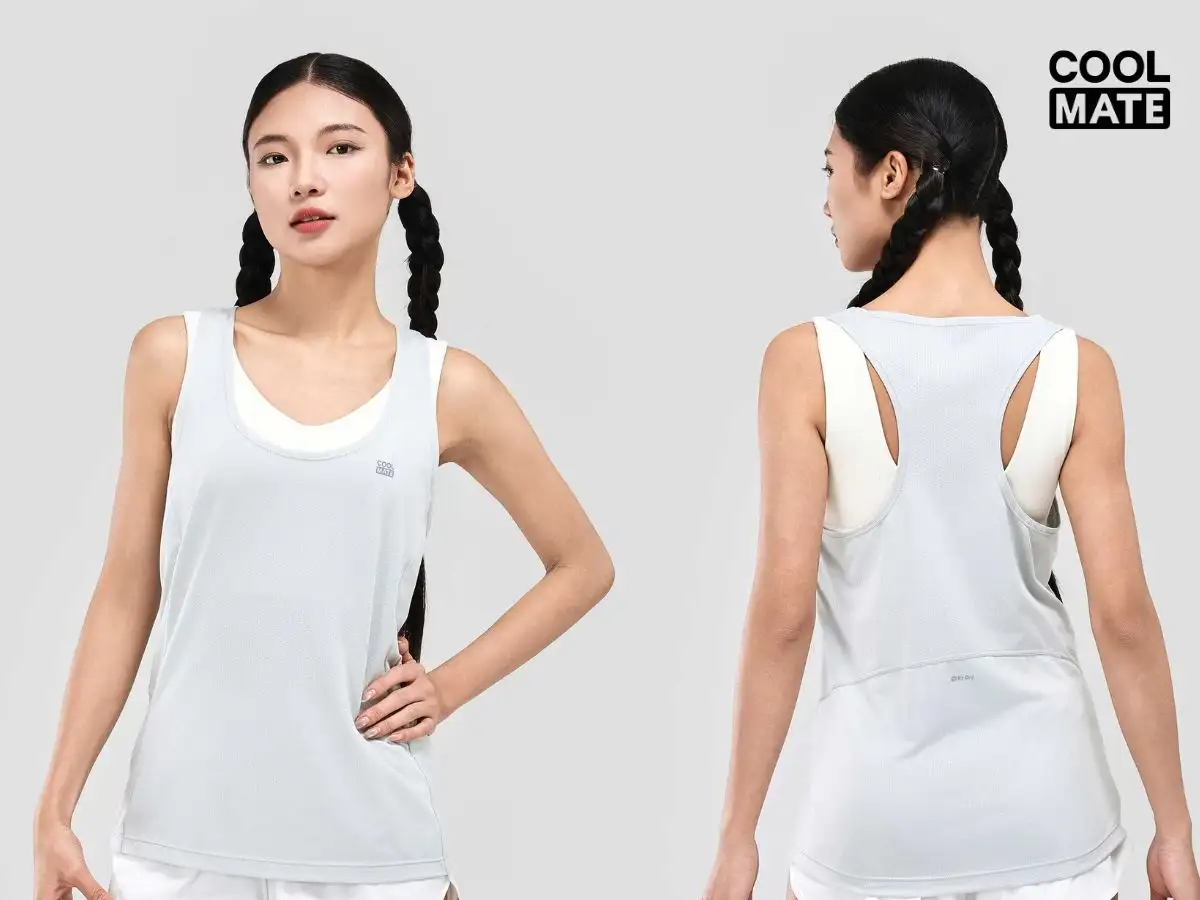 Áo singlet nữ không tay, quai đa dạng, từ ôm sát đến rộng, dùng thể thao và thời trang