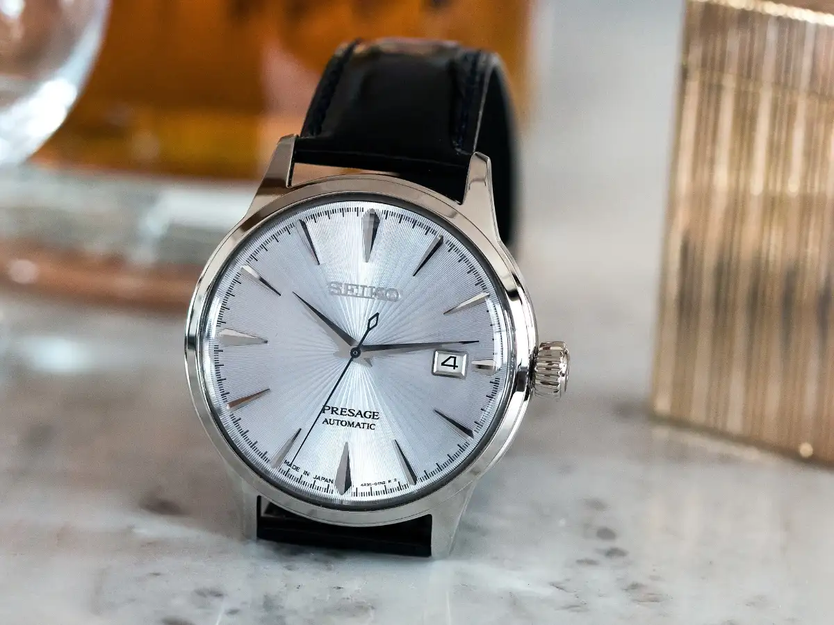 Seiko Presage Cocktail Time gây ấn tượng mạnh với mặt số tuyệt đẹp