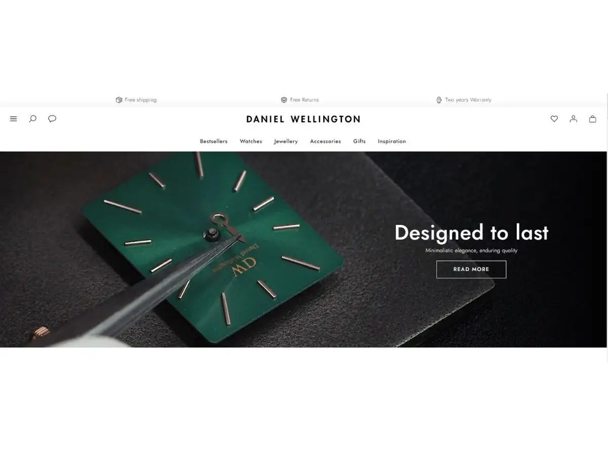 Mua đồng hồ DW trực tiếp từ website chính hãng