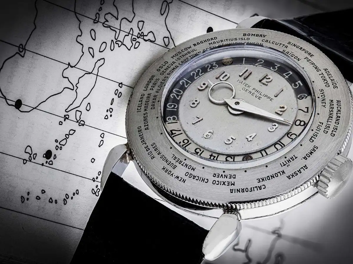 Đồng hồ Patek Philippe Platinum World Time Ref. 1415 - vẻ thanh lịch của vỏ bạch kim
