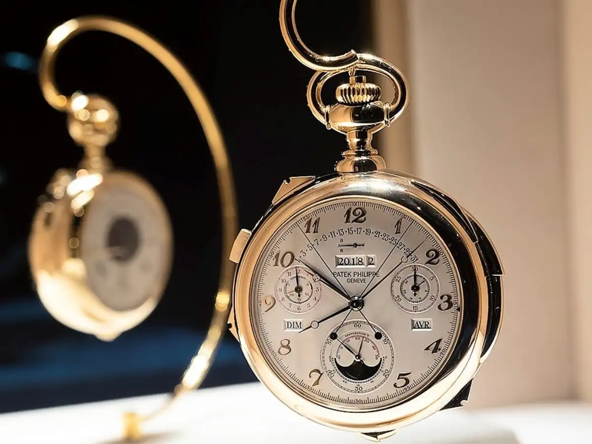 Đồng hồ Patek Philippe White Gold Calibre 89 - vẻ đồ sộ và phức tạp của một chiếc đồng hồ bỏ túi kỷ niệm