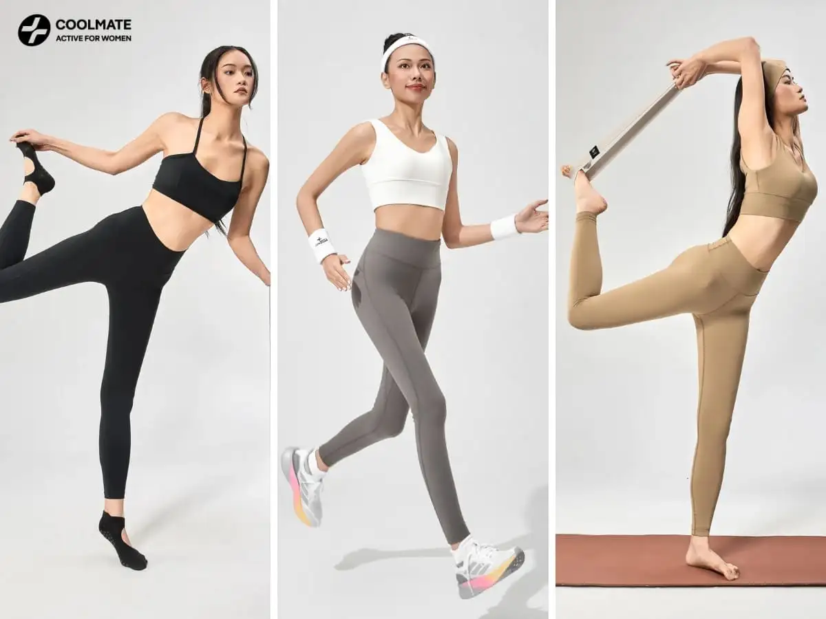 Hình 1: Dòng sản phẩm quần legging nữ của Coolmate