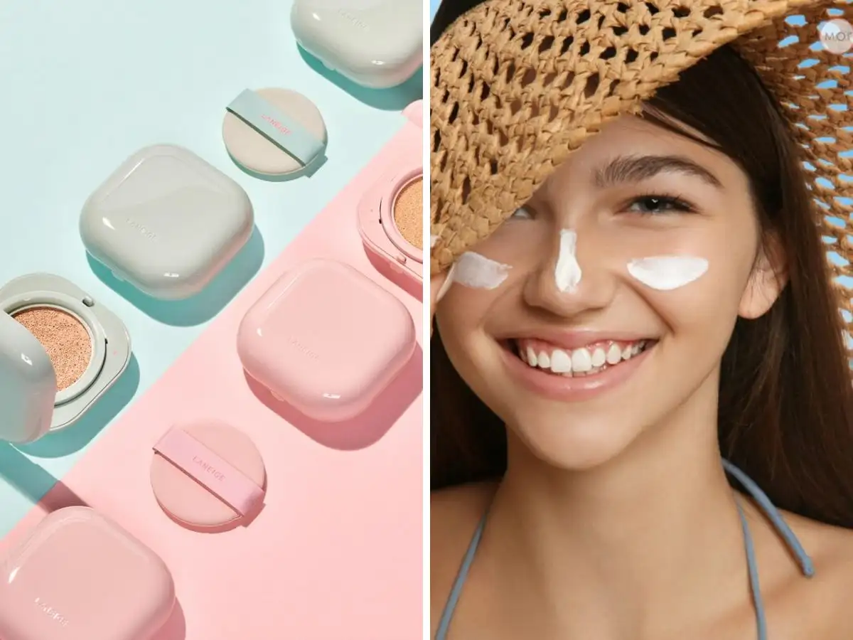 Cushion và kem chống nắng có những tác dụng khác nhau